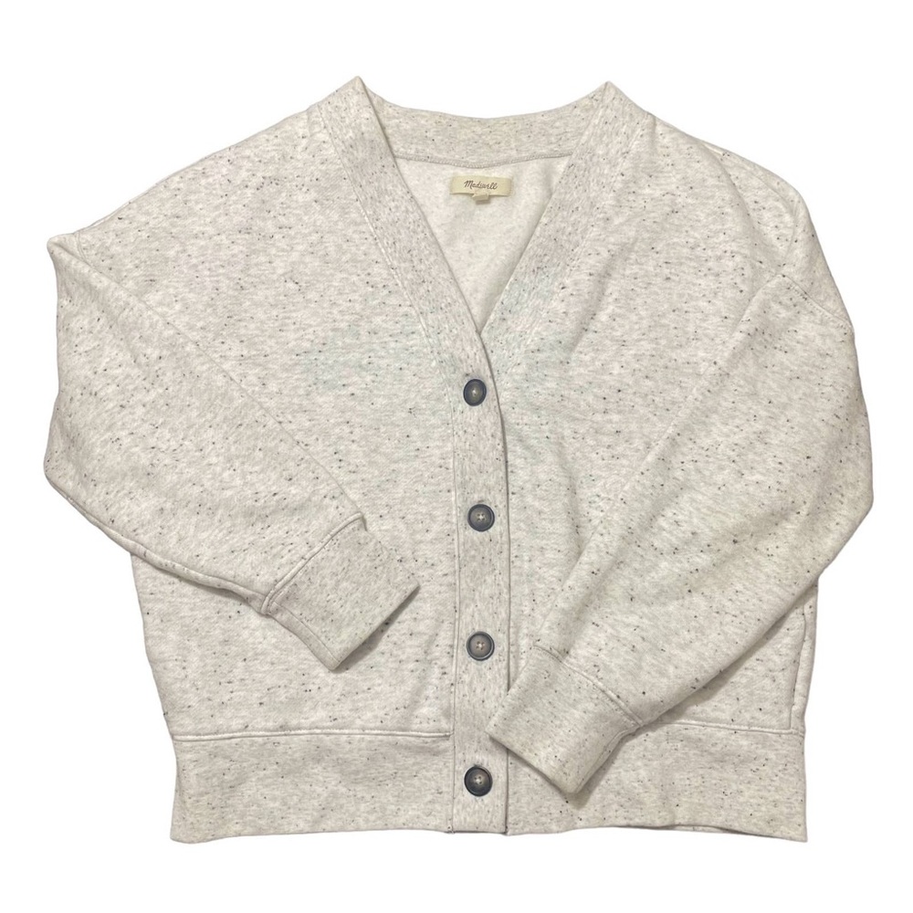 Madewell - Cardigan Sweatshirt in Donegal Cream